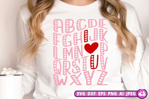 Review: Valentine Alphabet I Love You SVG PNG for Embroidery