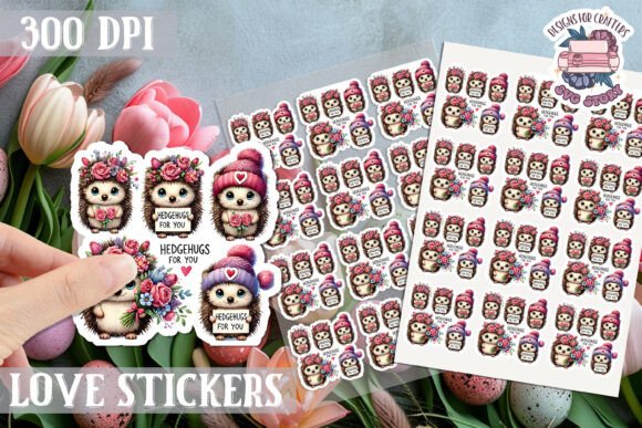 Reviewing Sticker Valentineβs Cute Animals PNG for Embroidery