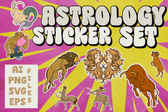 Reviewing the Astrological Sticker Bundle 60 Pack for Stitchers