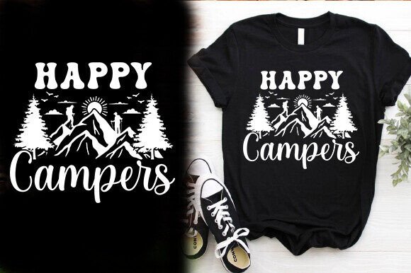 Reviewing the Happy Campers Vector Tshirt Design