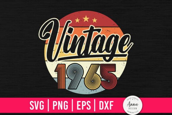 Vintage 1965 59th Birthday Design Review